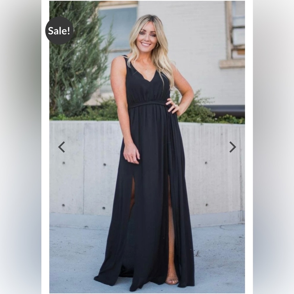 Baltic Born Black Maxi Dress